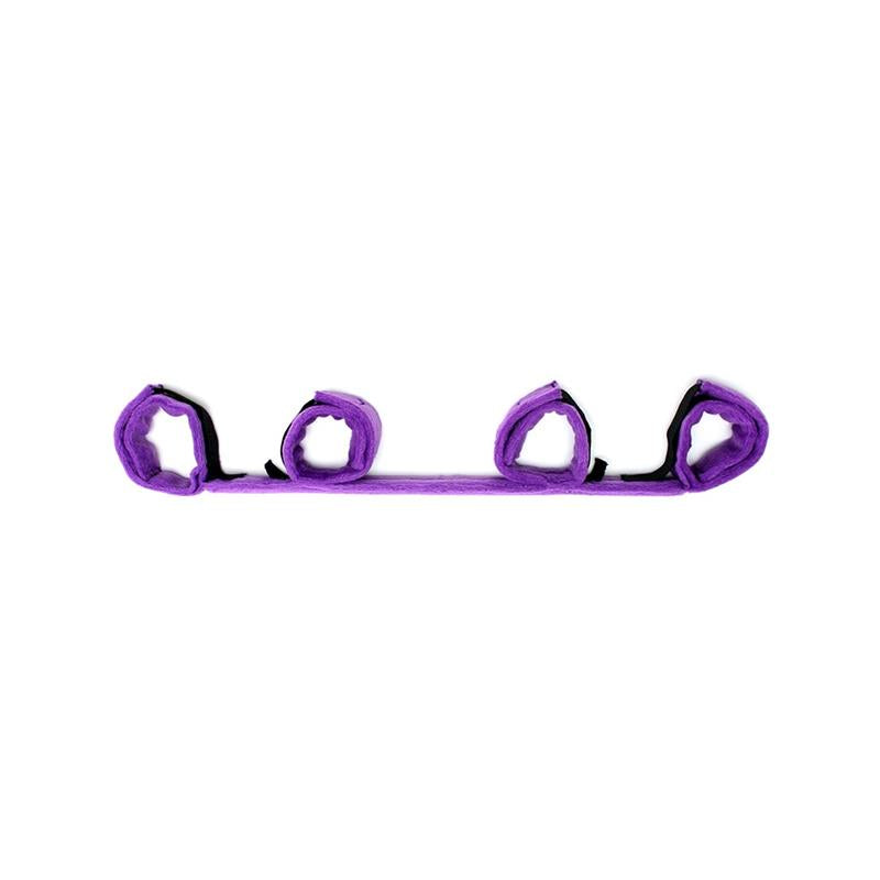 Barra Separadora Con 4 Esposas Purpura