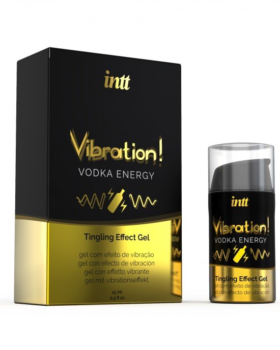 Intt - Potente Estimulante Íntimo Gel Vibrador Liquido Vodka 15ml