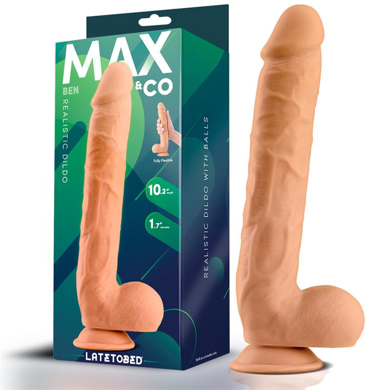 Dildo Realista Con Testículos 10.2 Ben Natural