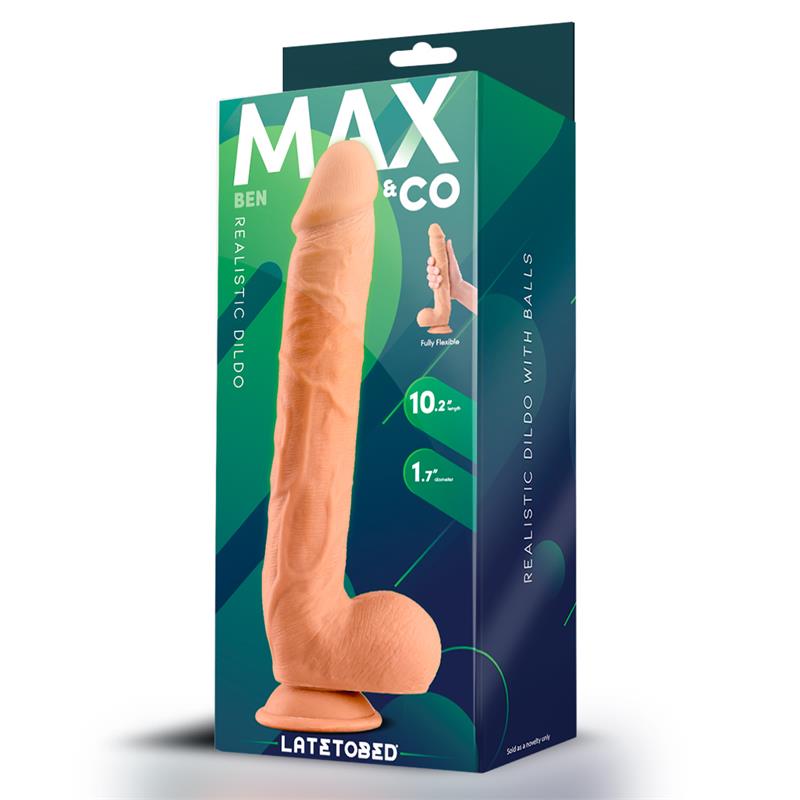 Dildo Realista Con Testículos 10.2 Ben Natural