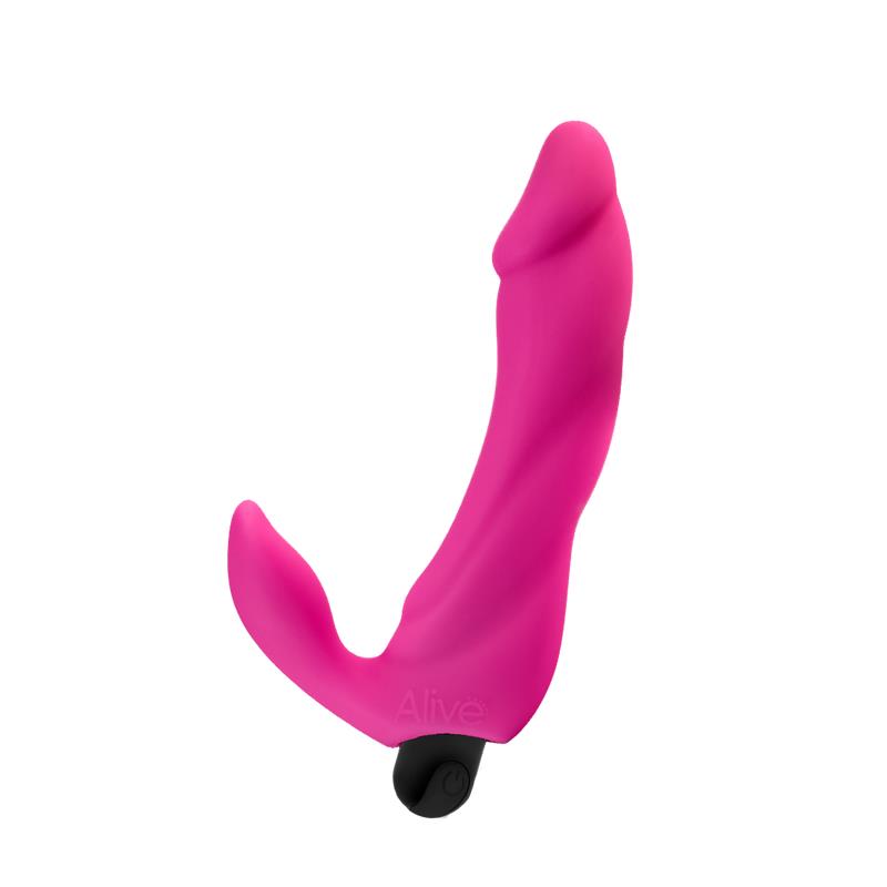 Alive - Bifun Pro Dildo Vibrador Rosa 14.9 Cm