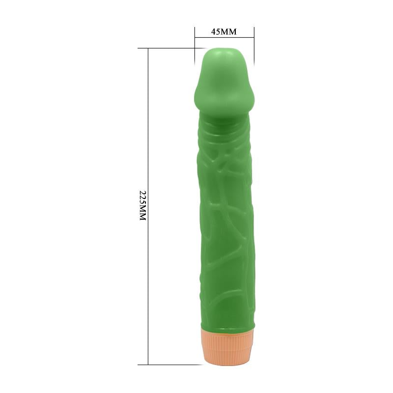 Baile - Bill Vibrador Realístico 22.5 Cm Verde