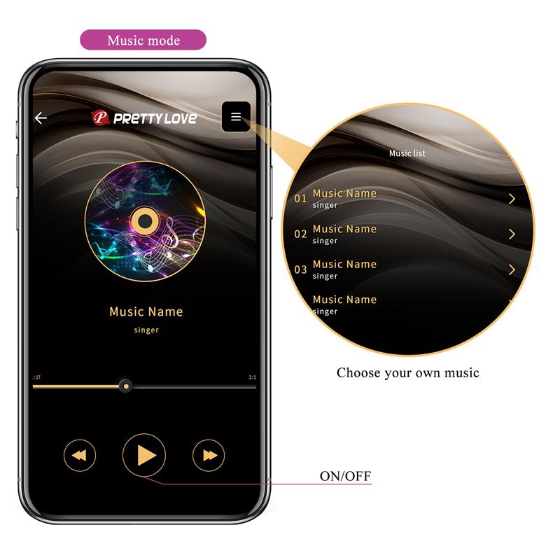 Pretty Love Billy Vibration Lila - App Gratuita