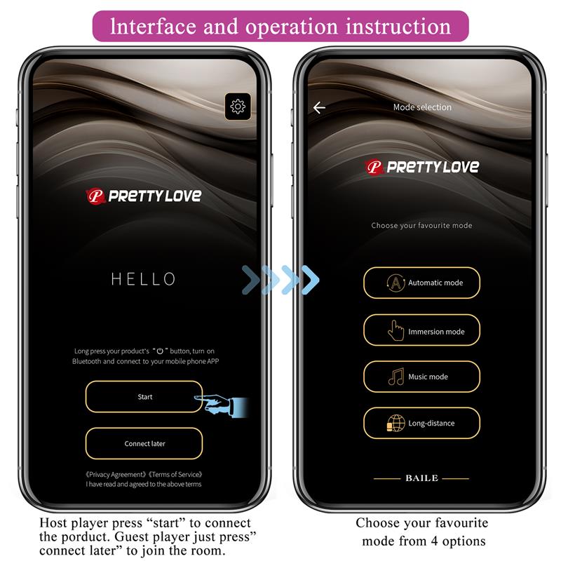 Pretty Love Billy Vibration Lila - App Gratuita