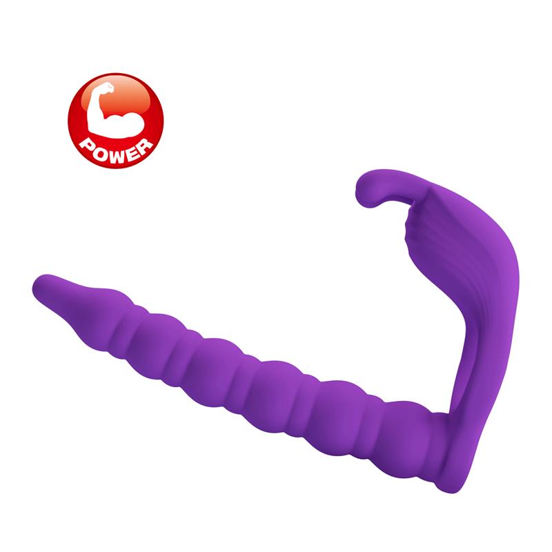 Pretty Love - Blackney Anillo Pene Con Plug Vibrador Lila