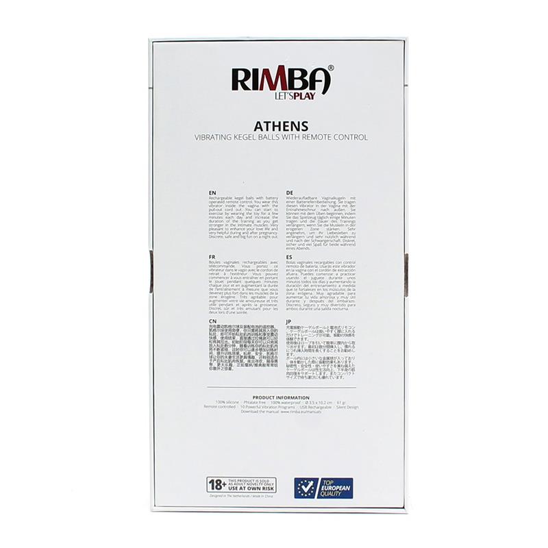 Bolas Kegel Con Control Athens Negro