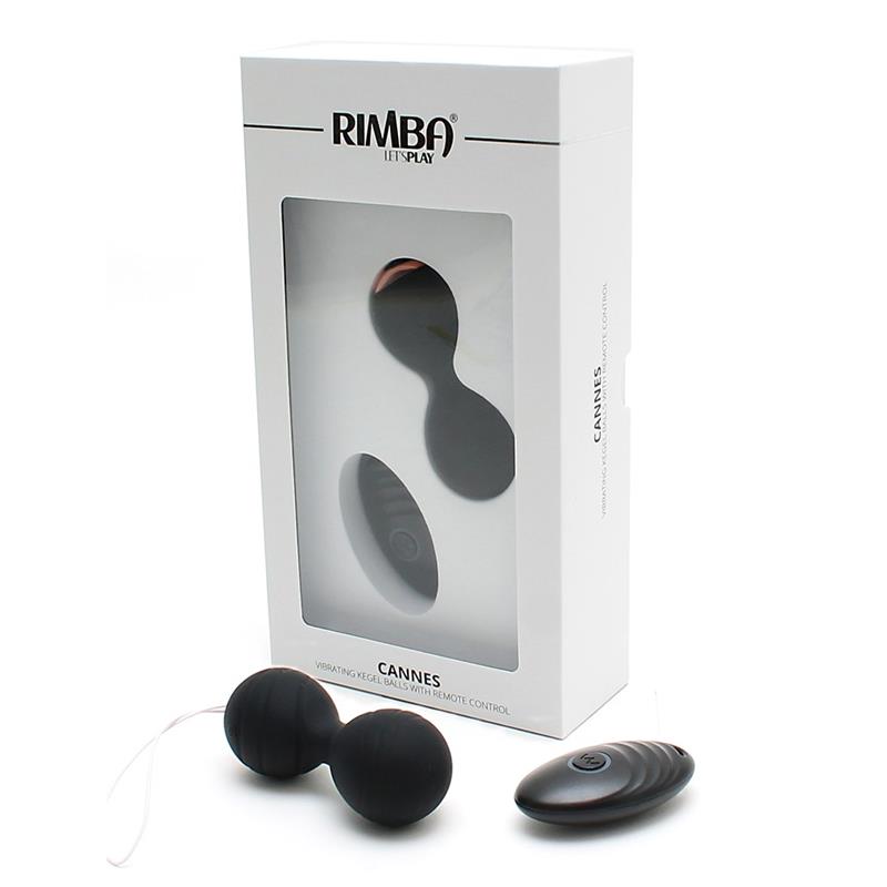 Bolas Kegel Con Vibración Y Control Remoto Cannes Negro
