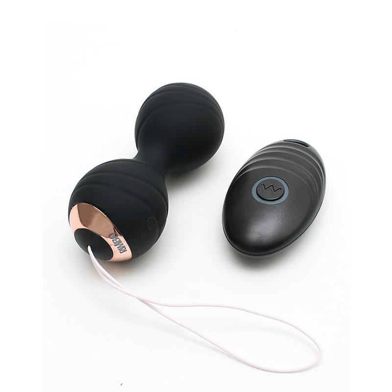 Bolas Kegel Con Vibración Y Control Remoto Cannes Negro