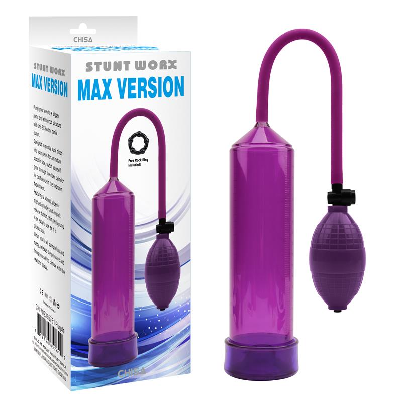 Bomba De Succión Para El Pene Max Version Purpura