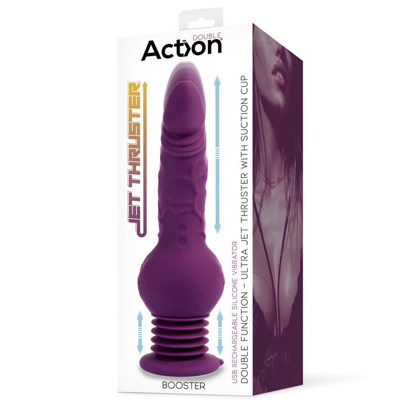 Booster Vibrador Con Thrusting Ultra Jet Thruster Con Potente Ventosa