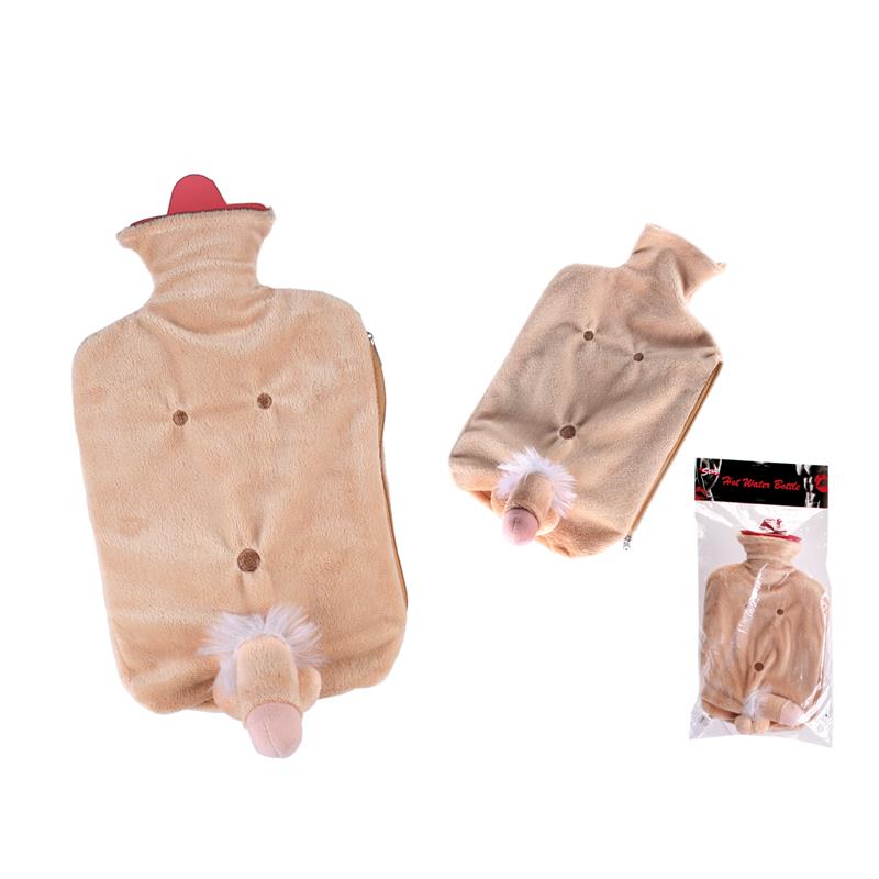 Botella De Agua Caliente Con Funda De Pene 1.5 L