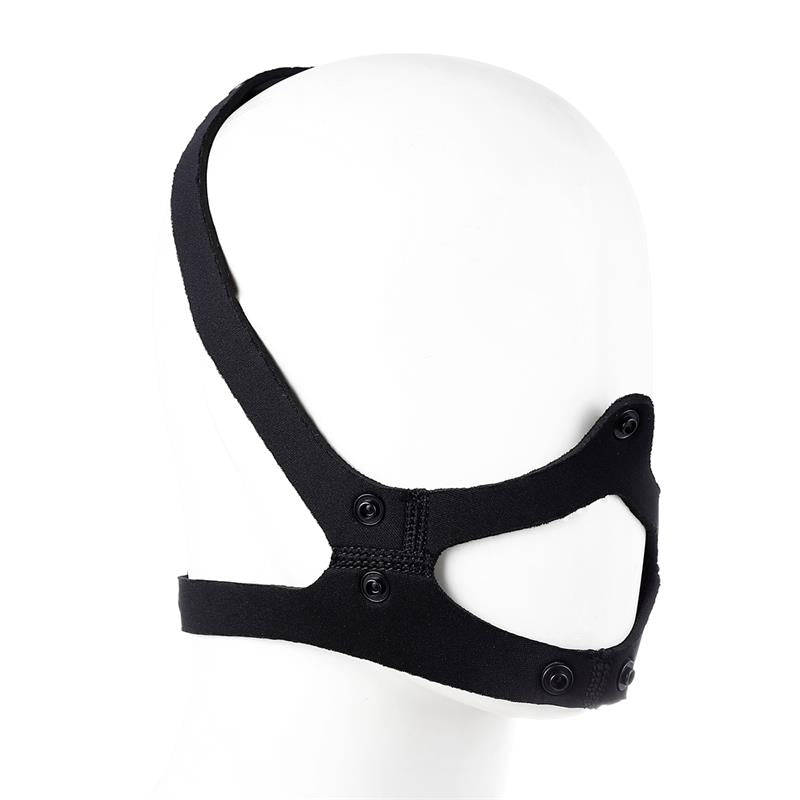 Bozal De Perro De Neopreno Desmontable Ajustable Negro