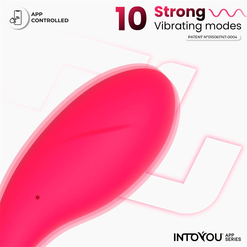 Huevo Vibrador Bulby Con App Rojo