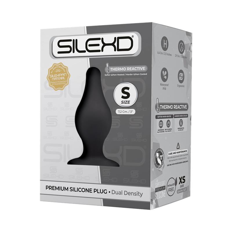 Silexd - Modelo 2 Plug Anal Silicona Premium Silexpan Premium Termorreactivo Talla S