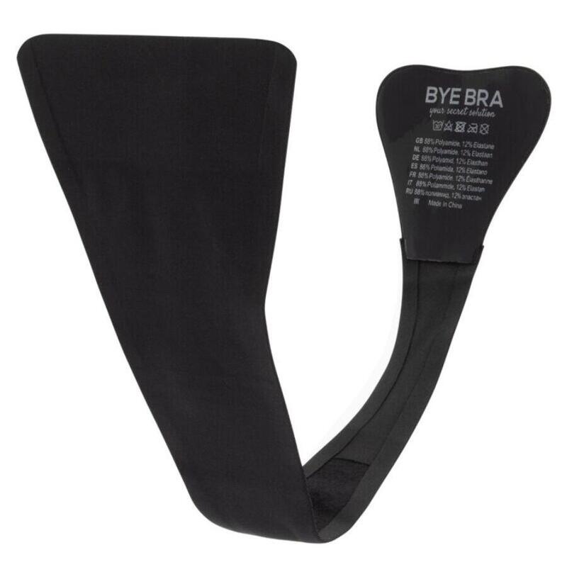 Bye-Bra - Tanga Adhesivo Negro Talla Única