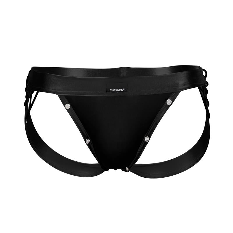 Cut4men - Jockstrap Desire Cuero Negro S