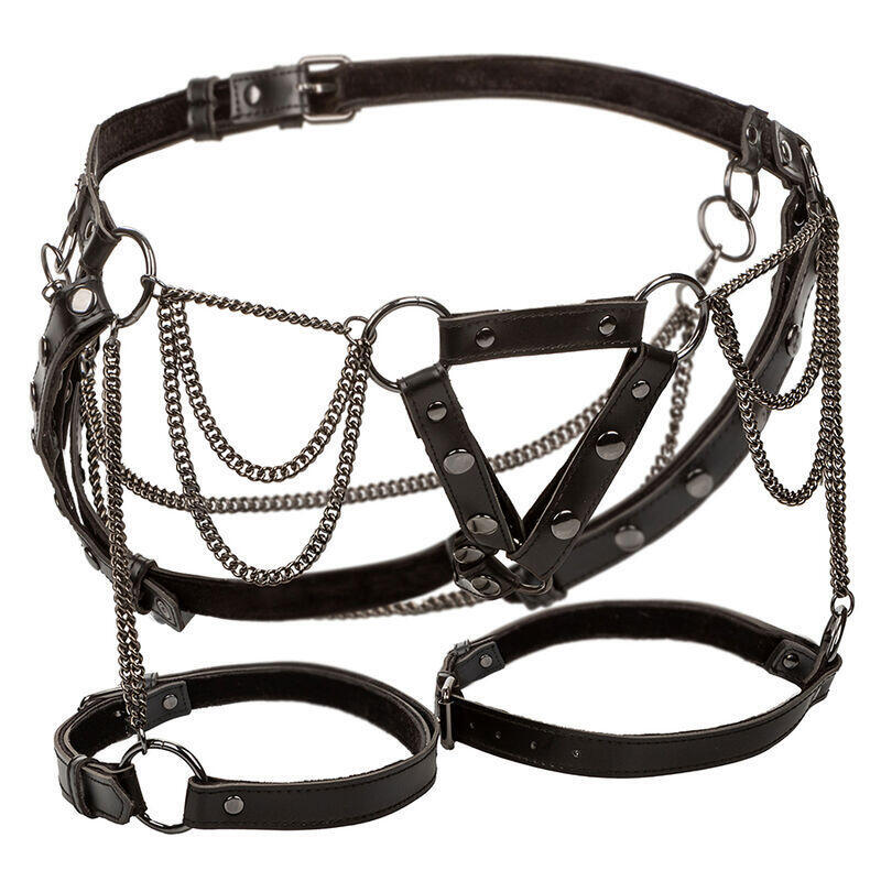 Calexotics - Euphoria Arnés De Muslo Con Cadenas Premium Talla Plus