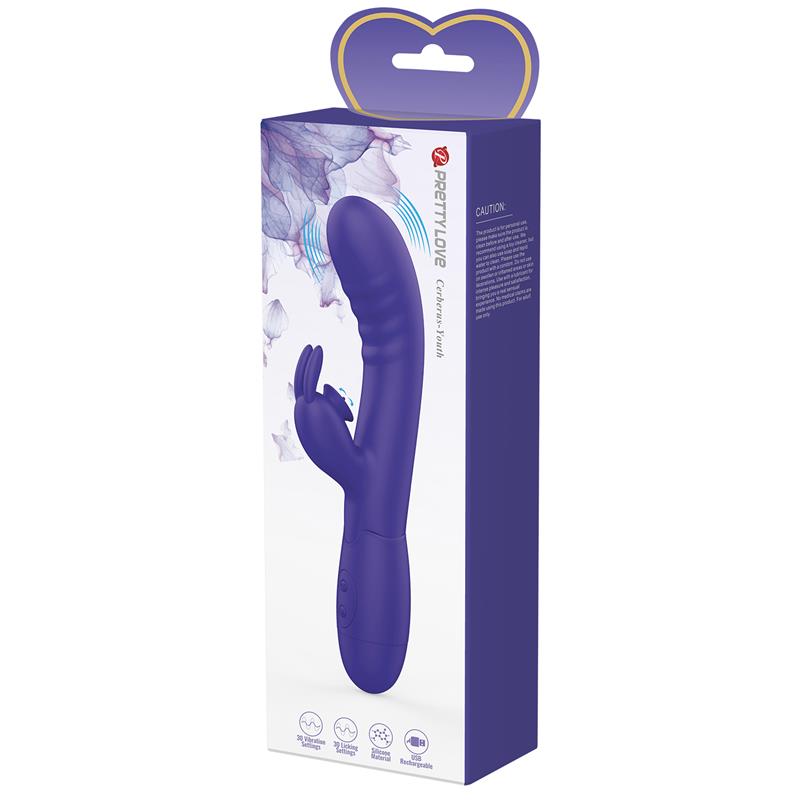 Pretty Love - Cerberus Youth Vibrador Rabbit Violeta