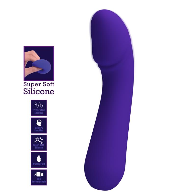 Pretty Love Cetus Vibrador Recargable Lila
