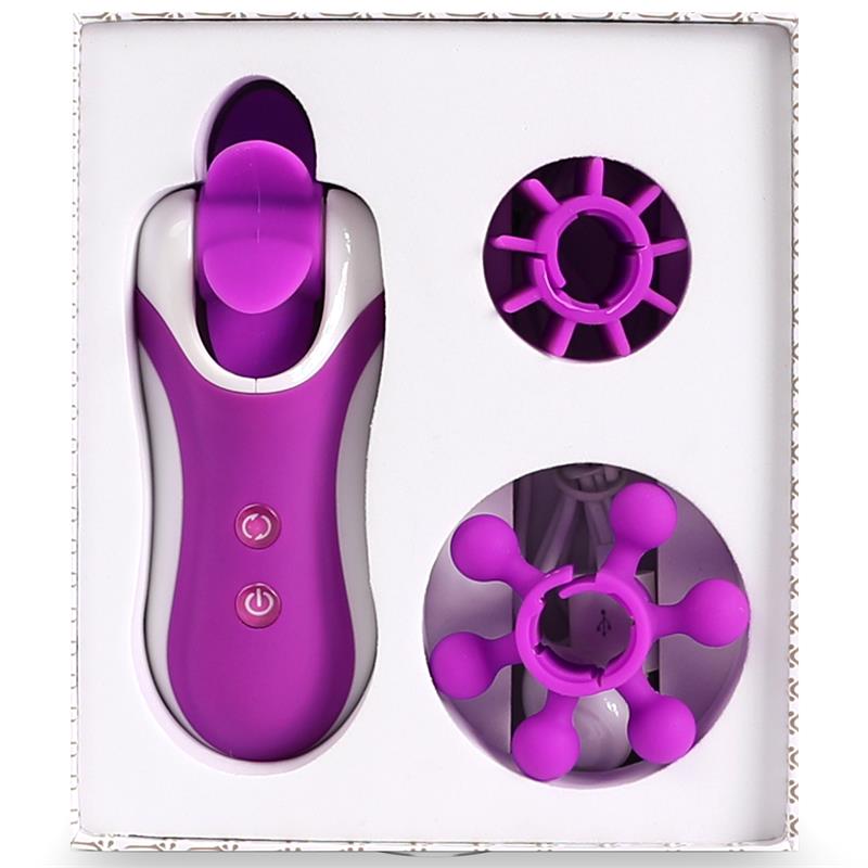 Feelztoys - Clitella Oral Estimulador De Clítoris - Morado