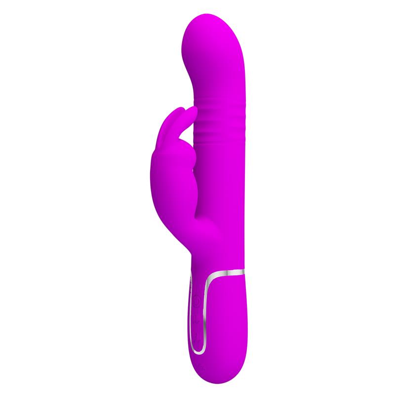 Pretty Love - Vibrador Coale Rabbit Perlas Violeta