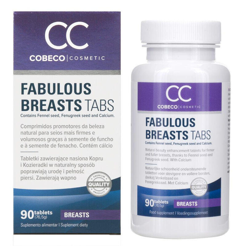 Cobeco Cc Fabulous Breasts Aumentador De Senos 90 Capsulas - En /En/De/Fr/Es/It/Nl/