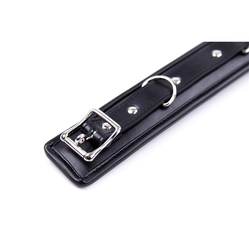 Collar Con Correa Interior Acolchado Negro