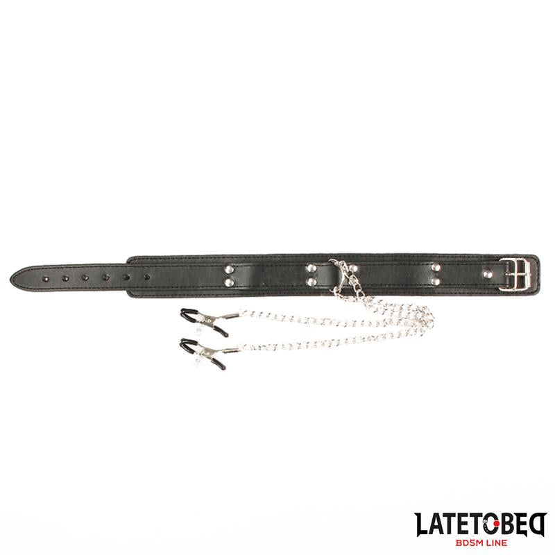 Collar Con Pinzas Para Los Pezones