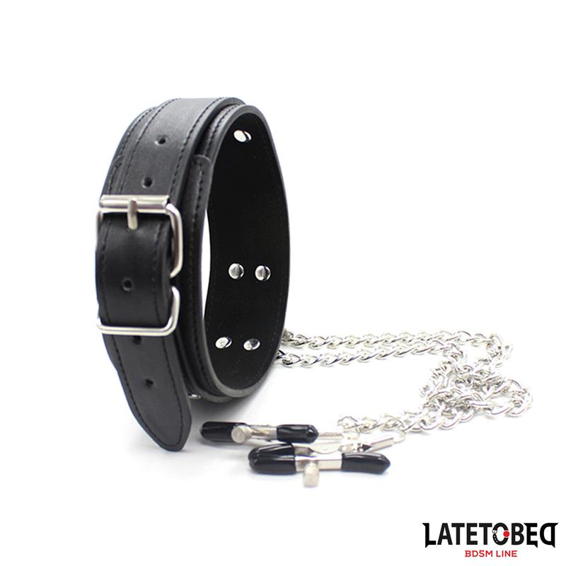 Collar Con Pinzas Para Los Pezones