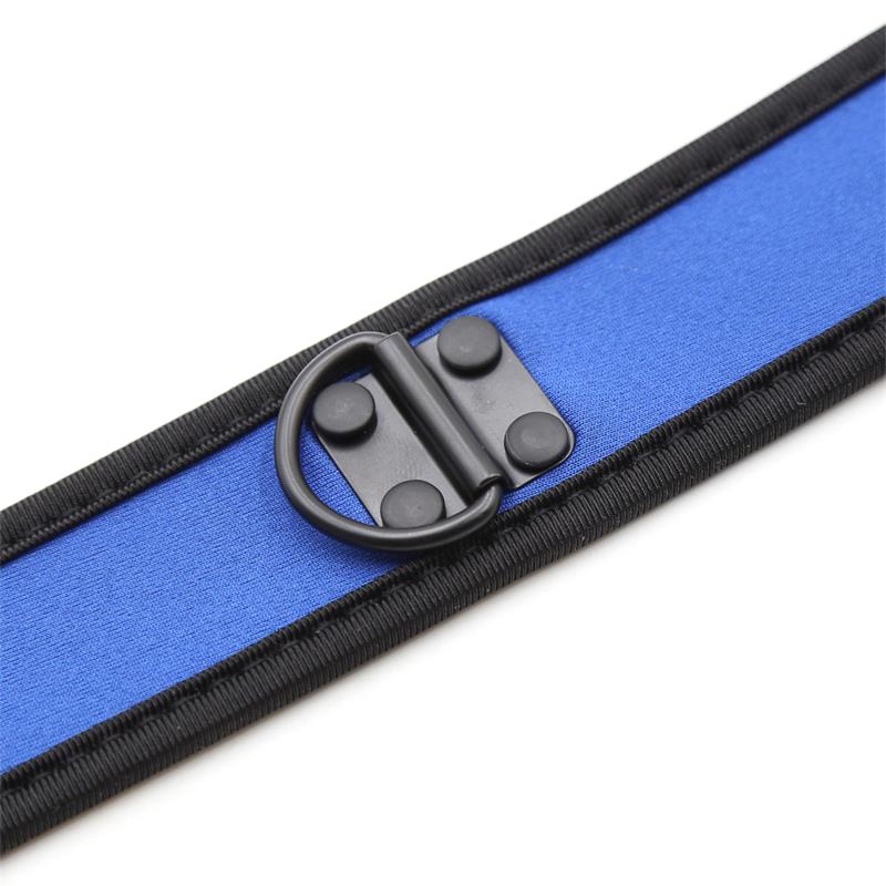 Collar De Neopreno Ajustable Azul