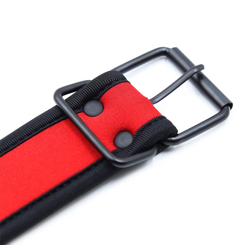 Collar De Neopreno Ajustable Rojo