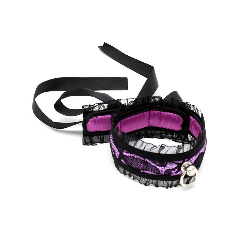 Collar De Satén Purpura