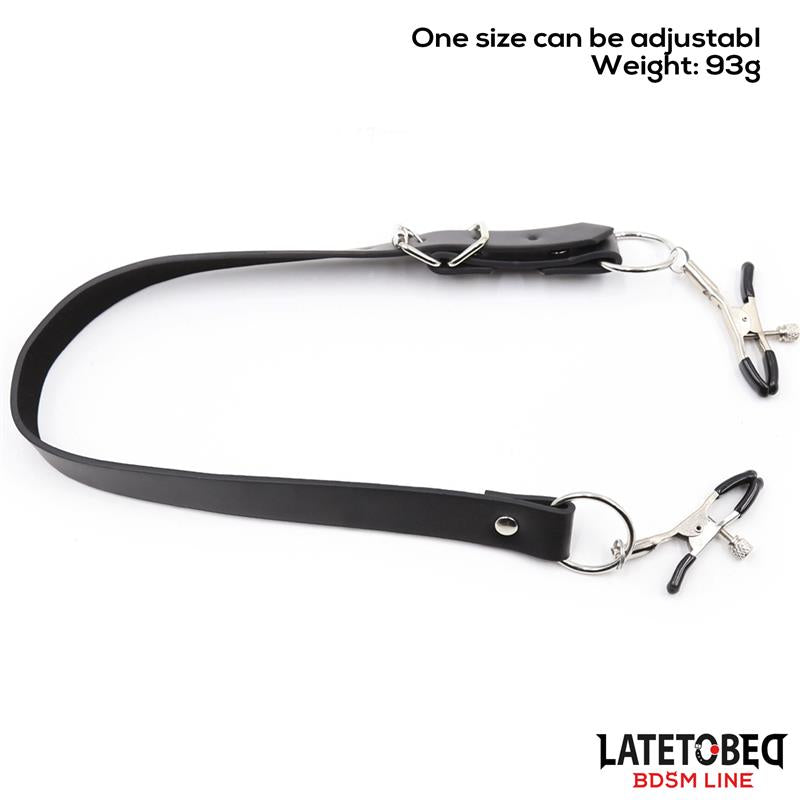 Correas De Bondage Para Piernas Con Pinzas Para Clítoris