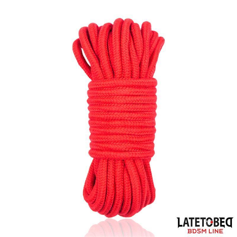 Cuerda Bondage De Algodón 5 M Roja