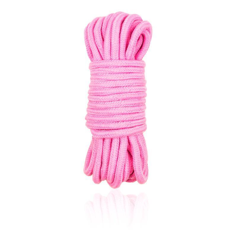 Cuerda De Bondage De Algodón 10 Metros Rosa