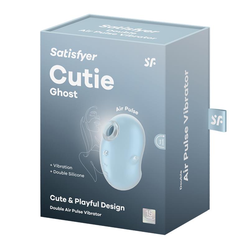 Satisfyer - Cutie Ghost Vibrador Lay-On Azul Claro