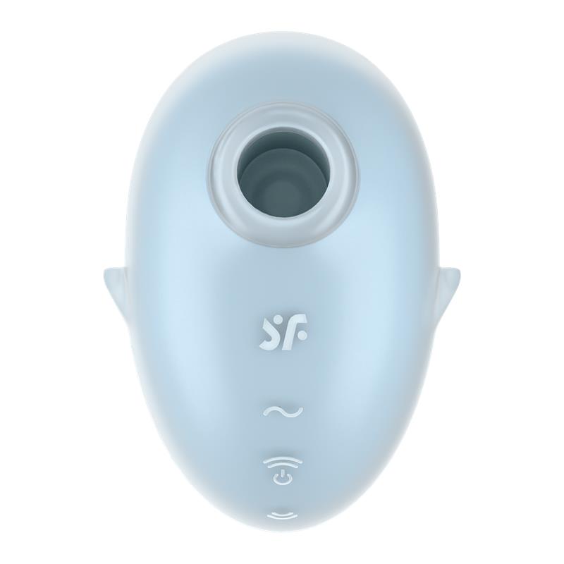 Satisfyer - Cutie Ghost Vibrador Lay-On Azul Claro