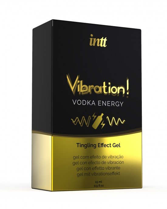 Intt - Potente Estimulante Íntimo Gel Vibrador Liquido Vodka 15ml