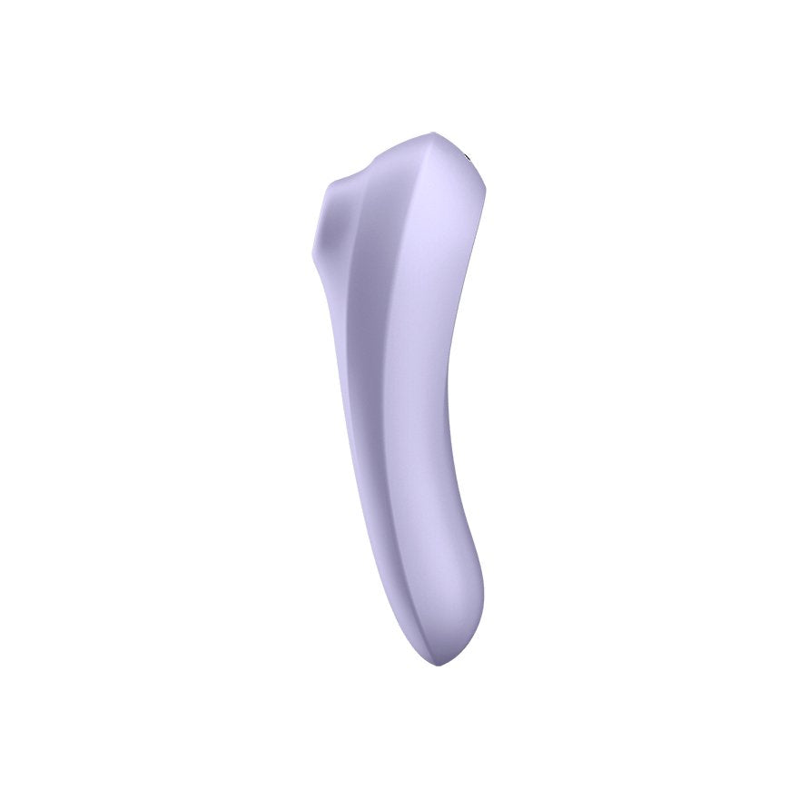 Dual Pleasure App Vibrador Y Succionador De Aire Pulsado Recargable Mauve