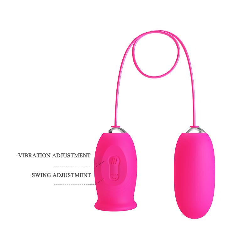 Pretty Love - Daisy Huevo Vibrador + Lengua Estimuladora De Clítoris Rosa