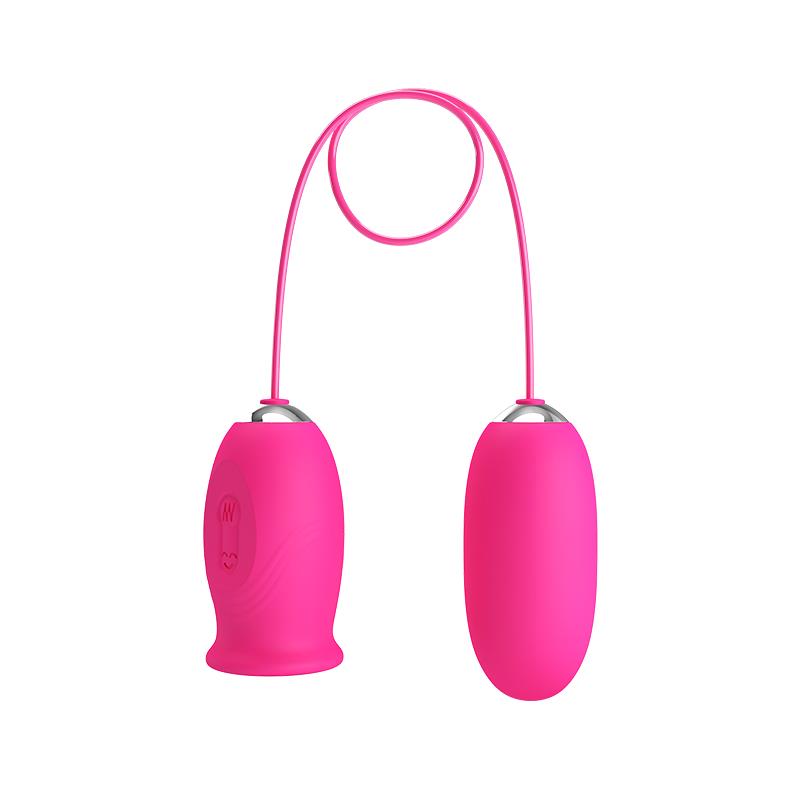 Pretty Love - Daisy Huevo Vibrador + Lengua Estimuladora De Clítoris Rosa