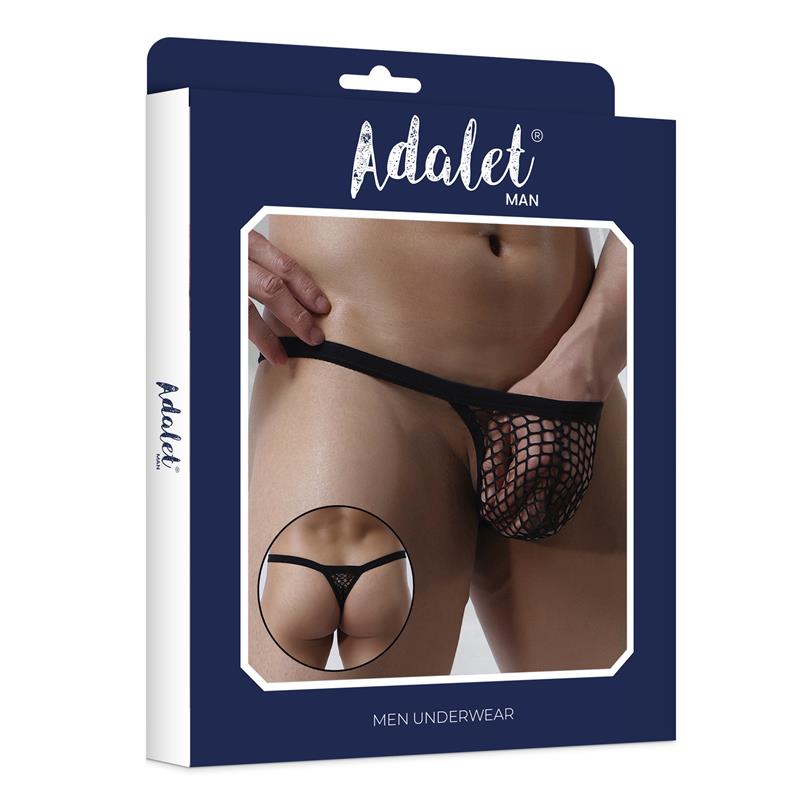 Dante Tanga Rejilla Negro Talla (Interno):S/M