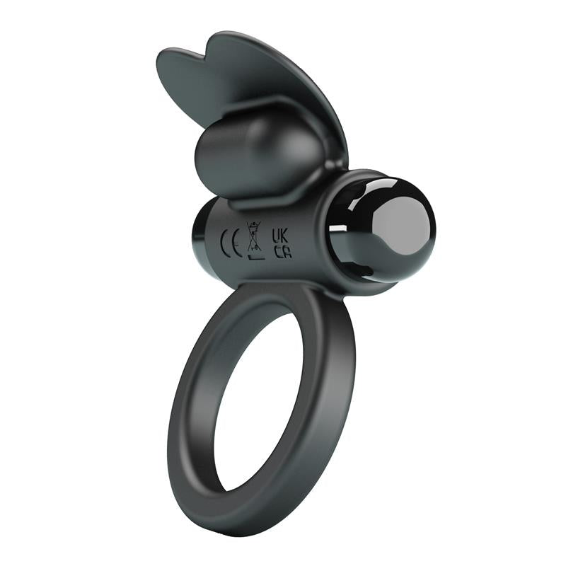 Pretty Love - Debonaire Anillo Vibrador Conejo 10 Vibraciones Negro