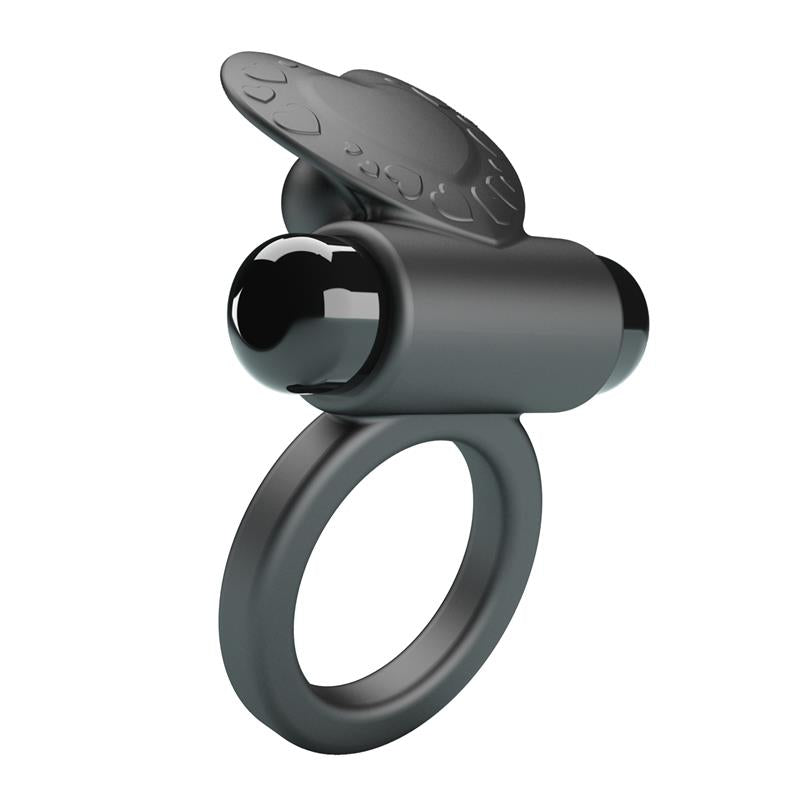 Pretty Love - Debonaire Anillo Vibrador Conejo 10 Vibraciones Negro