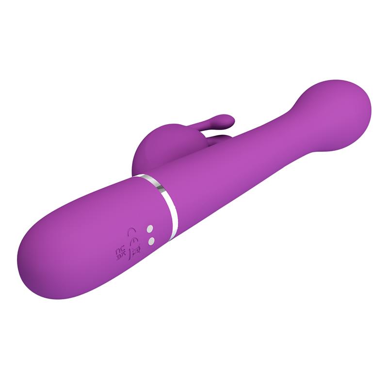 Pretty Love - Dejon Vibrador Rabbit Multifunción 3 En 1 Morado