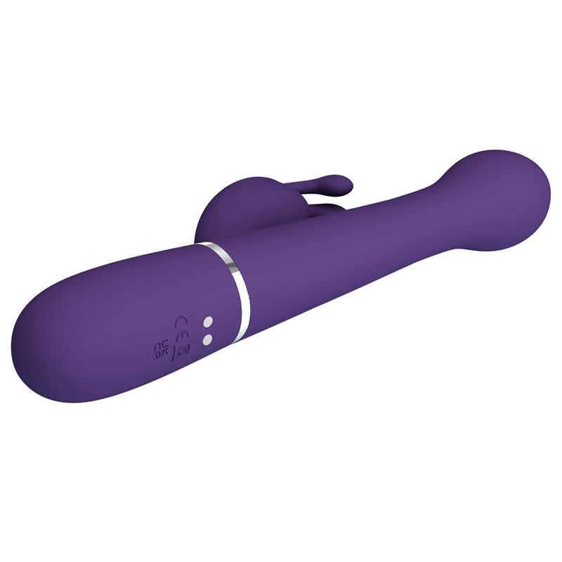 Pretty Love - Dejon Vibrador Rabbit 3 En 1 Multifunción Morado