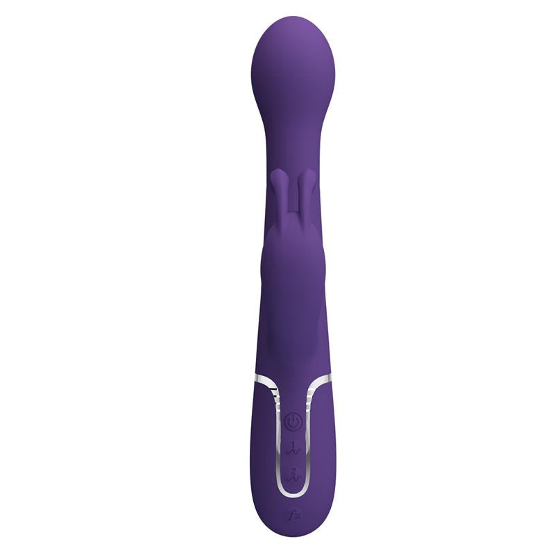 Pretty Love - Dejon Vibrador Rabbit 3 En 1 Multifunción Morado
