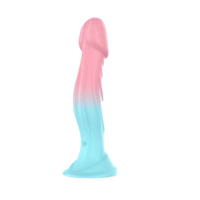 Dildo Bicolor Con Vibración