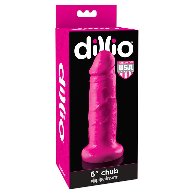 Dillio - Dildo Con Ventosa Chub 15.2 Cm Rosa