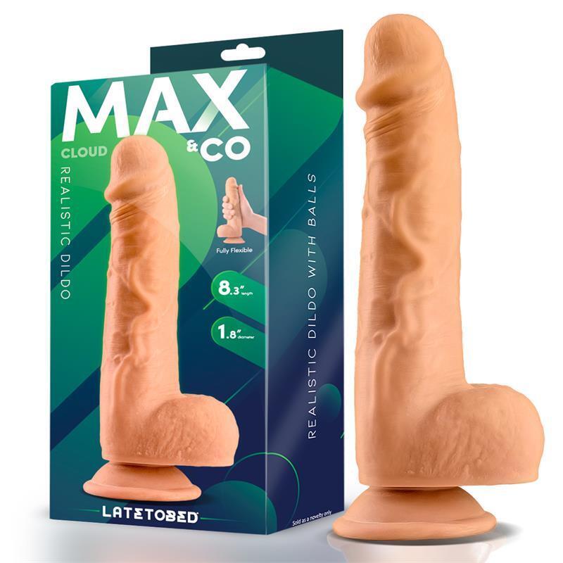 Dildo Cloud Realista Con Testículos 8.3 Natural